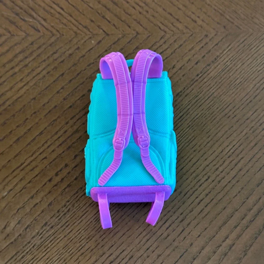 Barbie Teal and Purple Hiking Backpack Fashion Doll Accessory Toy